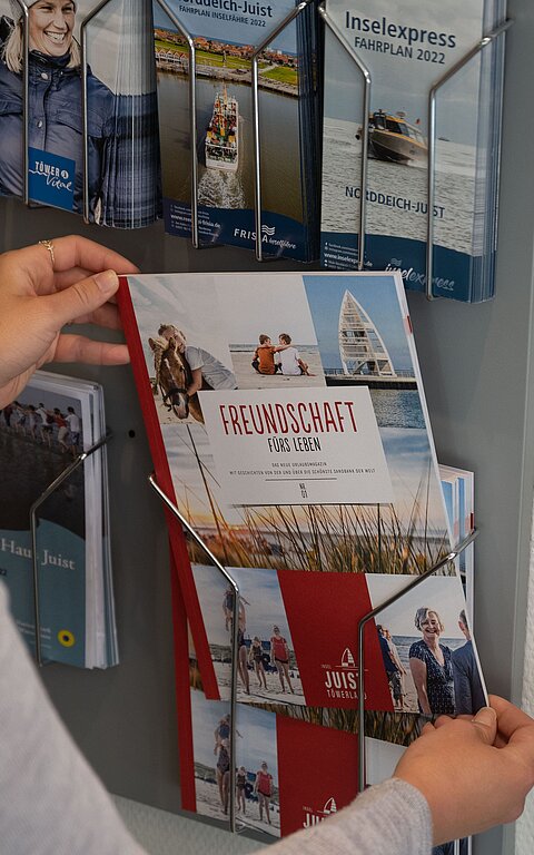 Prospekte über Juist