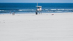 Rettungsturm am Strand auf Juist
