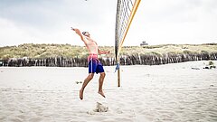 Volleyball Turnier am Strand auf Juist