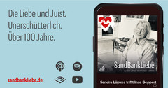 Werbung für Juist Podcast Sandbankliebe Episode mit Insa Geppert - Ausflug in die Inselgeschichte