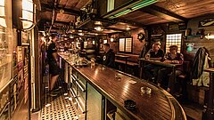 Kneipe von innen auf Juist