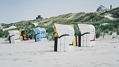 Strandkörbe auf Juist